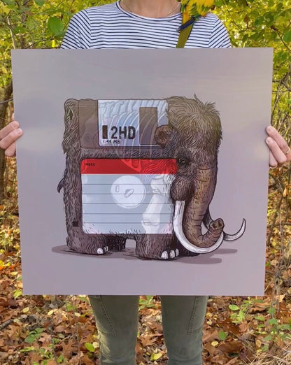 Lenticular print PREHISTORIC